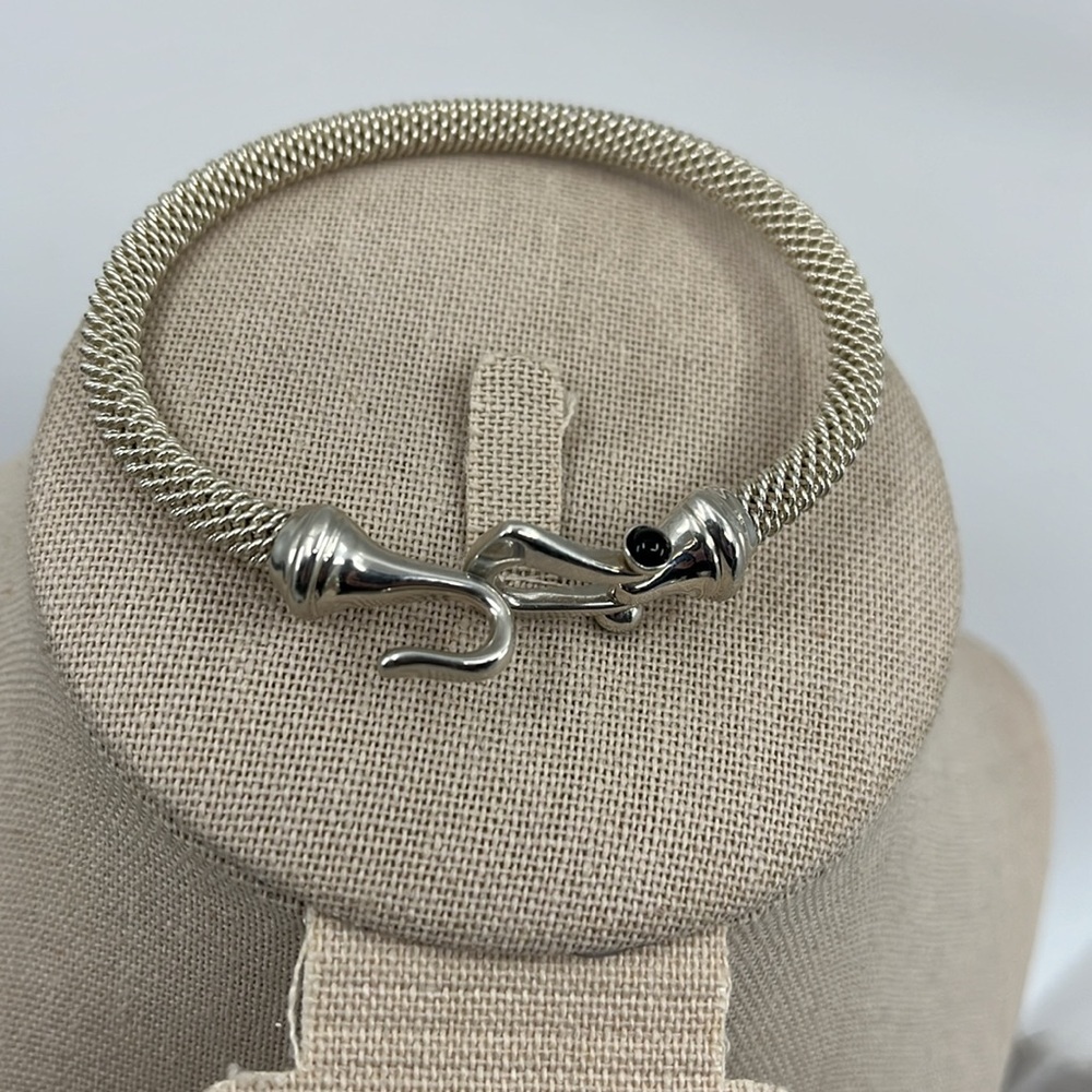 Joseph Esposito Espo 925 Sterling Silver Mesh Bracelet 7